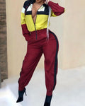 Color Block Runway Jumpsuit