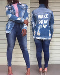 Wake Pray Slay Jacket