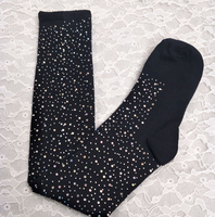 Crystal Studded Knee High Socks